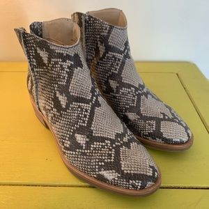 Dolce Vita snakeskin bootie!
